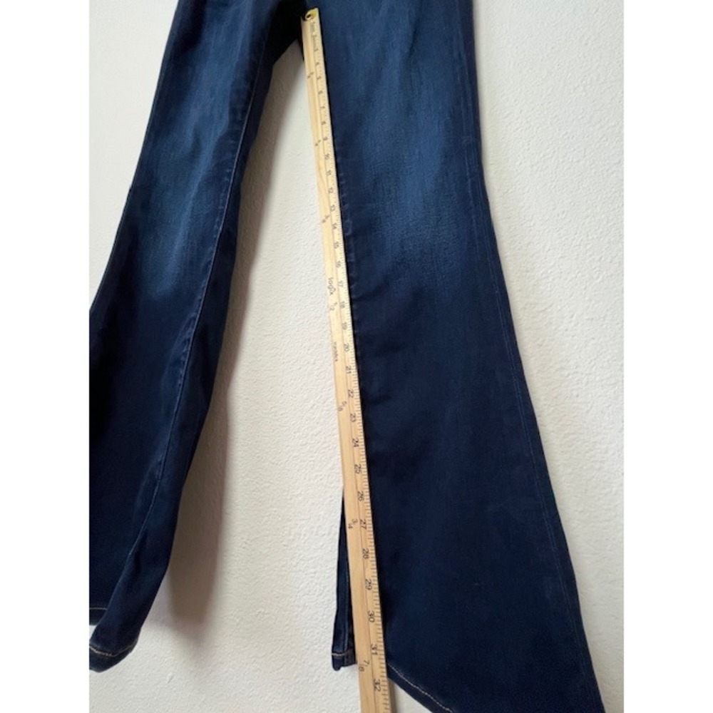 Lucky Brand Jeans Womens 10/30 Charlie Baby Boot‎ Dark Wash Denim Flare Low Rise - Picture 7 of 12
